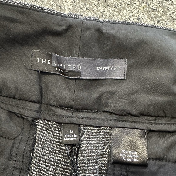 The Limited Dress Pants Womens 6 30x32 Cassidy Fit Classic Relaxed Mid Rise Grey - Picture 4 of 8